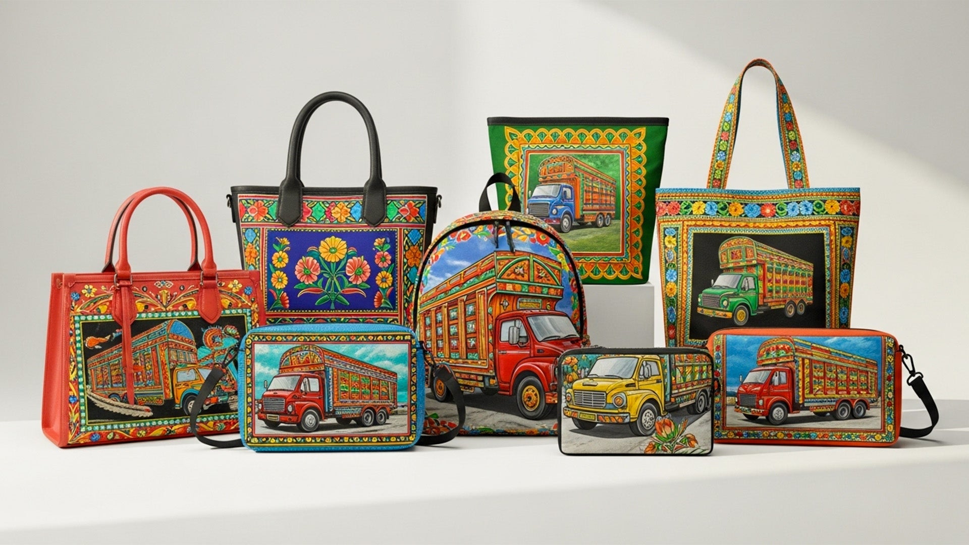 Pakistani Truck Art Bags